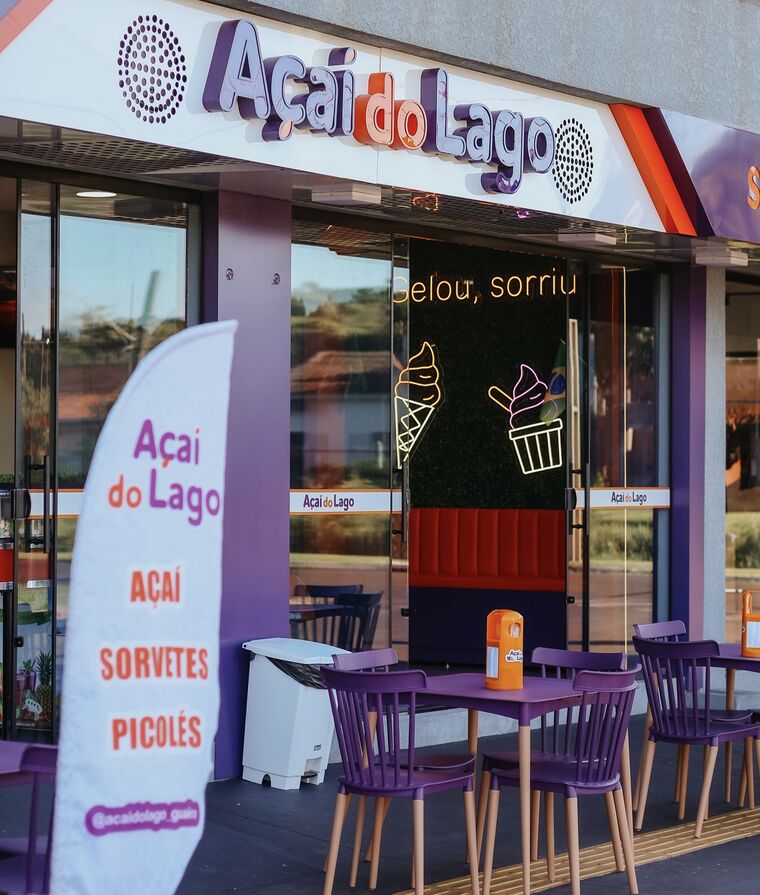 Fachada da Açaí do Lago em Guaíra